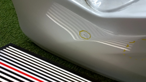 Bare trunk door with glass Lexus RX350 RX450h 16-22 electric, white 085, dented, bump