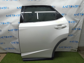 Door assembly rear left Lexus RX350 RX450h 16-22 keyless, white 085, butt