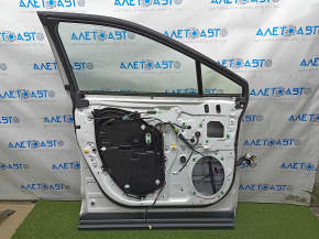 Door assembly front left Lexus RX350 RX450h 16-22 keyless, white 085, bumps, dented molding