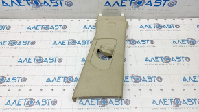 Center pillar trim upper belt right Audi Q5 80A 18-24 beige, dry cleanable, worn