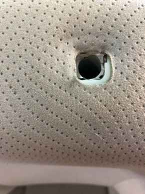 Passenger seat Toyota Prius 30 10-15 with airbag, mechanical, beige velour, dry-cleanable, worn, broken headrest mount