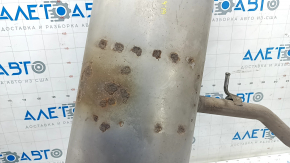 Muffler rear part with barrel Toyota Rav4 19- 2.5 rusty