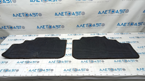 Set of floor mats for Lexus RX350 RX450h 16-22 cloth brown, dry cleanable