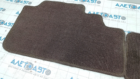 Set of floor mats for Lexus RX350 RX450h 16-22 cloth brown, dry cleanable