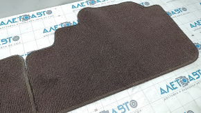 Set of floor mats for Lexus RX350 RX450h 16-22 cloth brown, dry cleanable