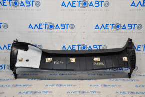 Trunk door trim central Toyota Prius 30 10-15 black, worn, scratches