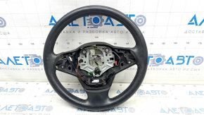 Steering wheel bare BMW X5 E70 07-13 leather black, worn