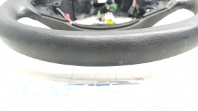 Steering wheel bare BMW X5 E70 07-13 leather black, worn