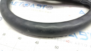 Steering wheel bare BMW X5 E70 07-13 leather black, worn