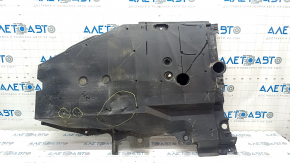 Rear left underbody protection Toyota Rav4 19-2.5 dented, tears