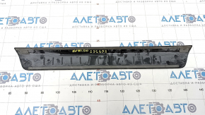 Door sill outer front right Audi Q5 80A 18-24 black with chrome, scratches
