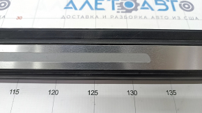 Door sill outer front right Audi Q5 80A 18-24 black with chrome, scratches