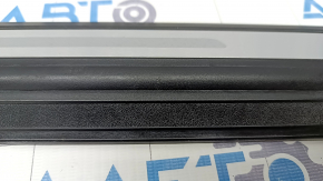 Door sill outer front right Audi Q5 80A 18-24 black with chrome, scratches