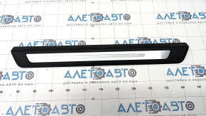 Door sill outer front left Audi Q5 80A 18-24 black with chrome, scratches