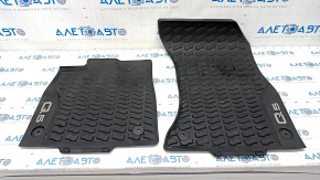 Set of floor mats for Audi Q5 80A 18-24 rubber, black