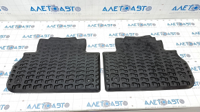Set of floor mats for Audi Q5 80A 18-24 rubber, black