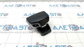 Gear knob Audi Q5 80A 18-20 leather, gray, butt