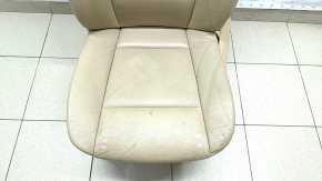 Driver's seat BMW X5 E70 07-13 with airbag, electric and memory, leather, beige, worn, cracks on leather
