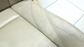 Driver's seat BMW X5 E70 07-13 with airbag, electric and memory, leather, beige, worn, cracks on leather