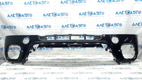 Front bumper bare BMW X5 E70 11-13 rest with reflectors, black