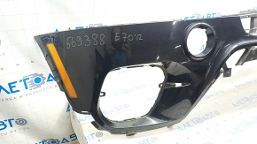Front bumper bare BMW X5 E70 11-13 rest with reflectors, black