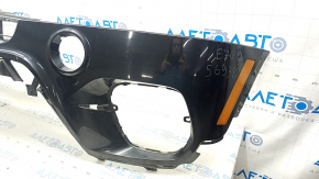Front bumper bare BMW X5 E70 11-13 rest with reflectors, black