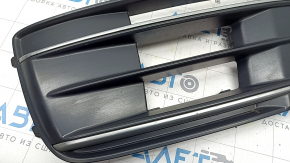 Front bumper grille left Audi Q5 80A 18-20 with chrome, sand