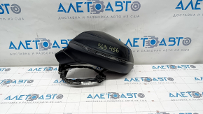 Side mirror left Audi Q5 80A 18-24 15 pins, black, auto-dimming, turn signal, BSM, heated, scratch
