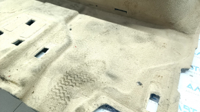 Rear floor covering BMW X5 E70 07-13 beige, dry cleanable