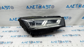 Front right headlight complete Audi Q5 80A 18-20 LED, sand