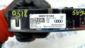 Climate control rear Audi Q5 80A 18-24 under heated seats, chip on glass