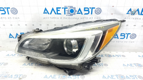 Headlight front left Subaru Outback 15-17 naked, pre-rest, halogen, dark, sand