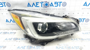 Headlight front right Subaru Outback 15-17 bare prerest, halogen, dark, sand