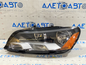 Headlight front left VW Passat b7 12-15 USA naked