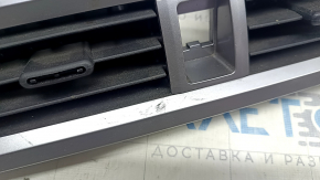 Air duct deflector dashboard center Subaru Outback 15-19 black, gray frame, scratches, no chrome plug