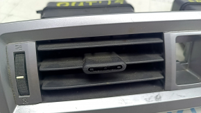 Air duct deflector dashboard center Subaru Outback 15-19 black, gray frame, scratches, no chrome plug
