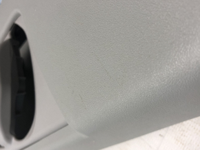 Center pillar trim upper belt right Toyota Prius 30 10-15 gray plastic, worn