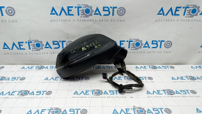 Side mirror right Audi Q5 80A 18-24 15 pins, black, auto-dimming, turn signal, BSM, heated, scratches
