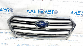 Radiator grill Subaru Outback 15-17 with emblem, crack, sand
