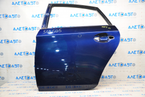 Door bare rear left Toyota Prius 30 10-15 blue 8S6, dent, bump