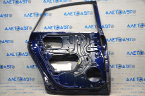 Door bare rear left Toyota Prius 30 10-15 blue 8S6, dent, bump