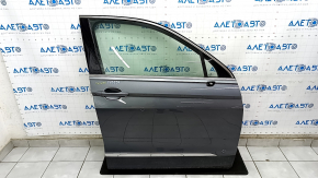 Door assembly front right VW Tiguan 18- graphite LD7X, chrome molding, butts
