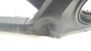 Front bumper bare Subaru Outback 15-17 graphite, dented, scratches