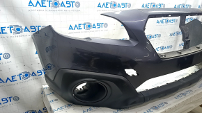 Front bumper bare Subaru Outback 15-17 graphite, dented, scratches