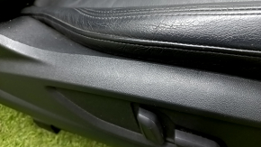 Passenger seat Audi Q5 80A 18-24 with AIRBAG, leather, black, electric, heated, scratches
