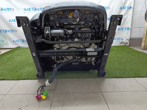 Passenger seat Audi Q5 80A 18-24 with AIRBAG, leather, black, electric, heated, scratches