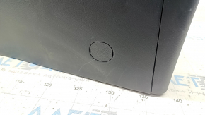 Console central armrest Subaru Outback 15-19 leather, black, scratches, broken fasteners