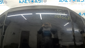 Bare hood Audi Q5 80A 18-24 aluminum, black LY9T, paint chips