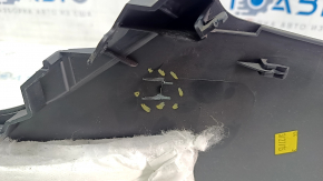 Console central armrest Subaru Outback 15-19 leather, black, scratches, broken fasteners