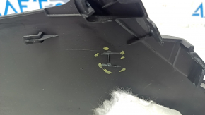 Console central armrest Subaru Outback 15-19 leather, black, scratches, broken fasteners